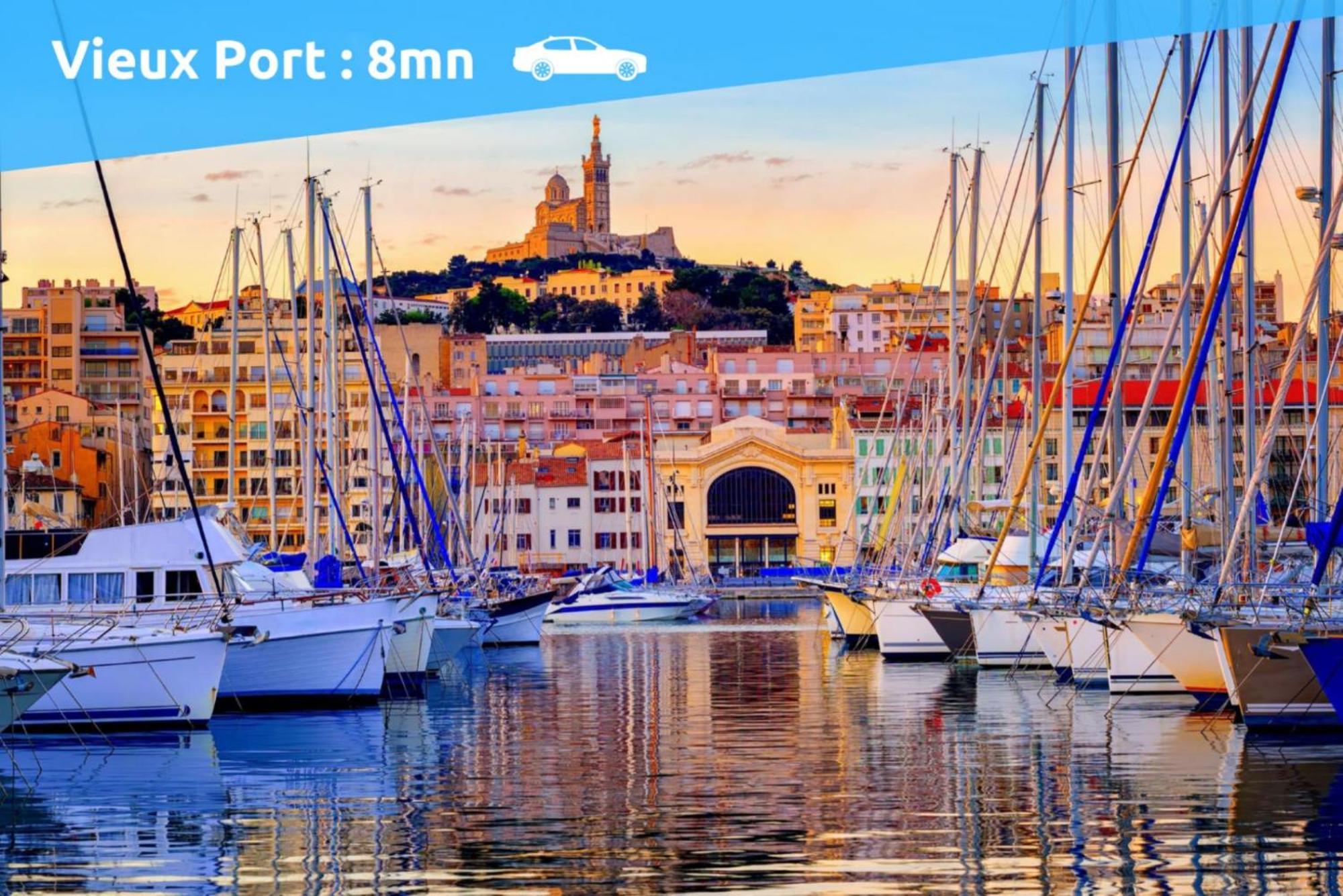 Roucas - Sud Passion - Calme - Fibre Lägenhet Marseille Exteriör bild